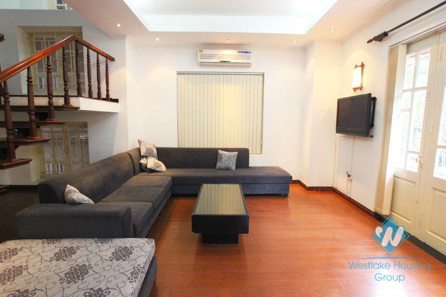 Fully house for rent in To Ngoc Van Street,Tay Ho, Hanoi, quiet location, 